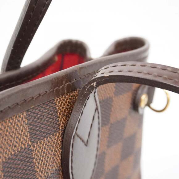 LOUIS VUITTON Brown Damier Neverfull PM Tote Bag - Picture 13 of 16